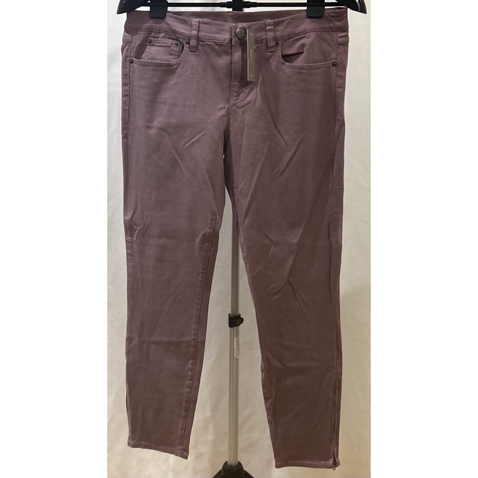 Nwt J. Crew Toothpick Mauve Jeans Size 31 Ankle